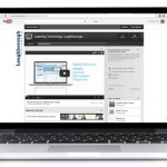 image of laptop showing Youtube on the screen