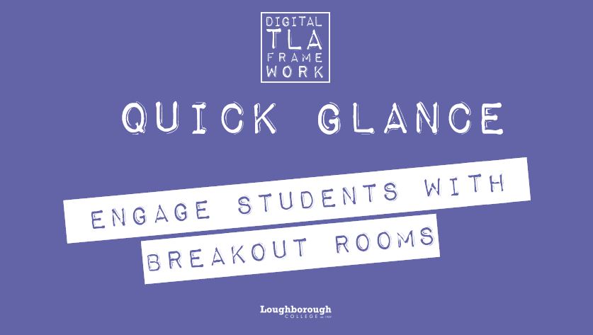 Quick Glance – Engage Students With Breakout Rooms in Microsoft Teams