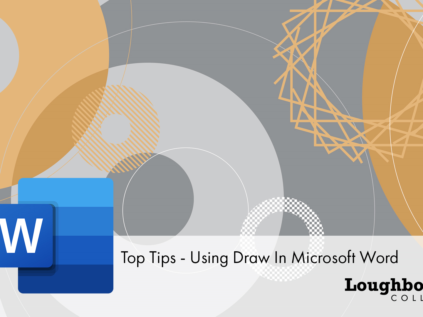 Top Tips – Using Draw in Microsoft Word