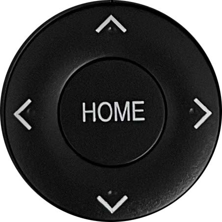 pan and tilt control buttons on camera remote