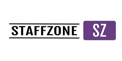 StaffZone logo links to website