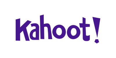 Kahoot logo links to website