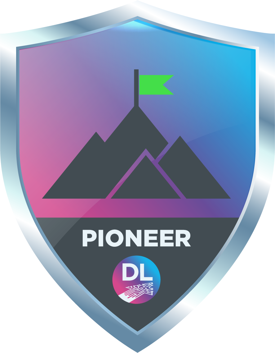 The Pinoeer Award badge