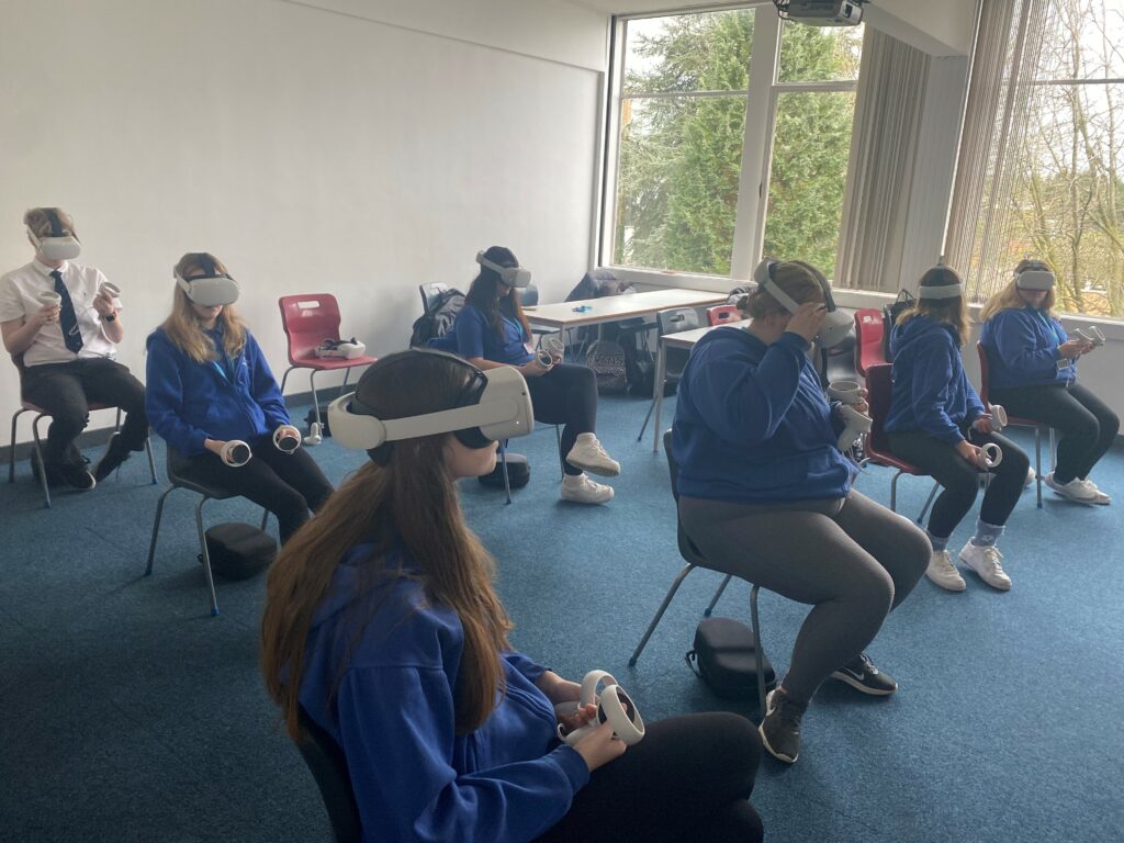 Class using VR Headsets